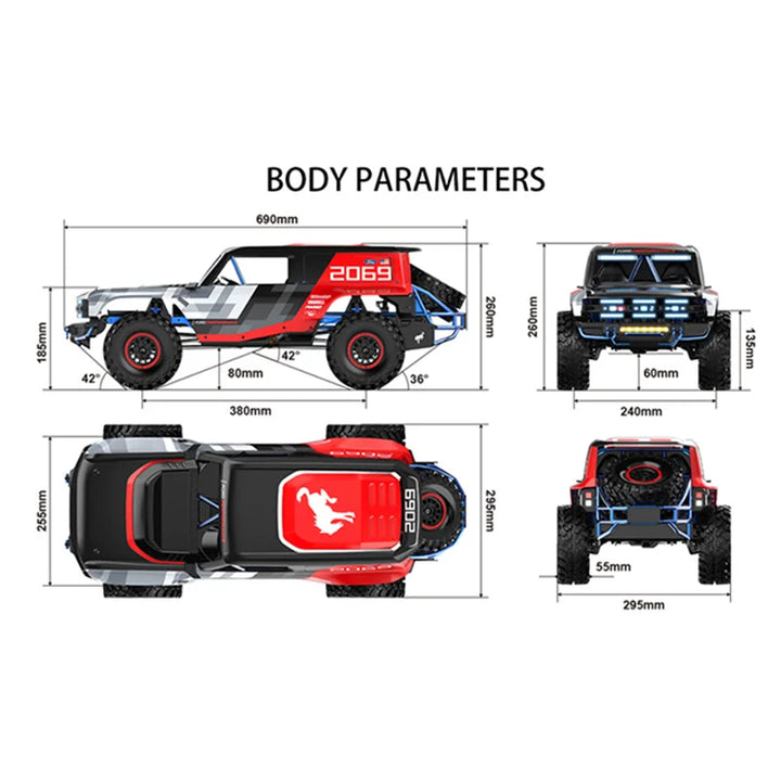 MJX H8P FORD BRONCO RC CAR