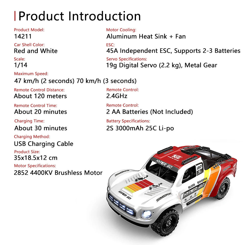 MJX HYPER GO 14211 RC CAR
